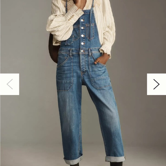 Pilcro Painter Denim Overalls - Picture 4 of 6